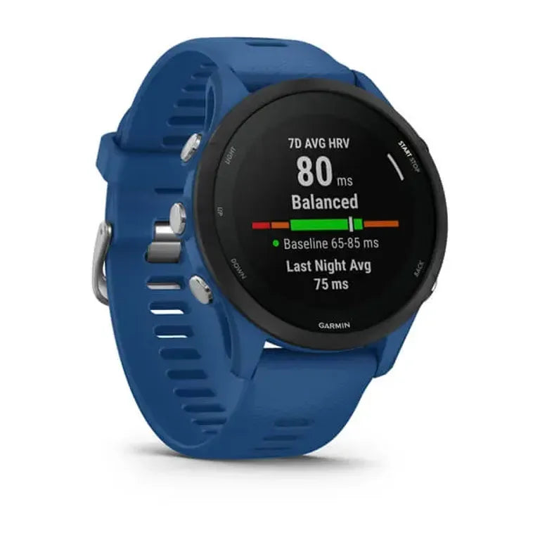 Garmin Forerunner 255 GPS Running Watch in Tidal Blue, 1.3" display, heart rate, GPS, 50m water-resistant – Keans Claremorris