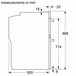 Bosch Built in Multifunction Double Oven Black | Series 4