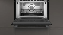 Neff N50 Built-In Microwave Oven 60x45cm Graphite Grey |C1AMG84G1B