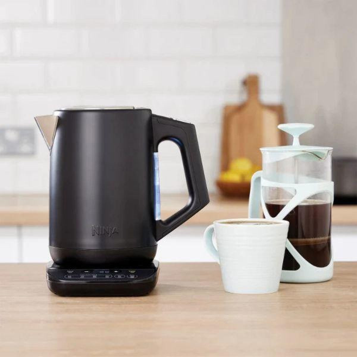 Ninja Perfect Temperature Kettle in Black – precise heating, sleek design | Available at Keans Claremorris