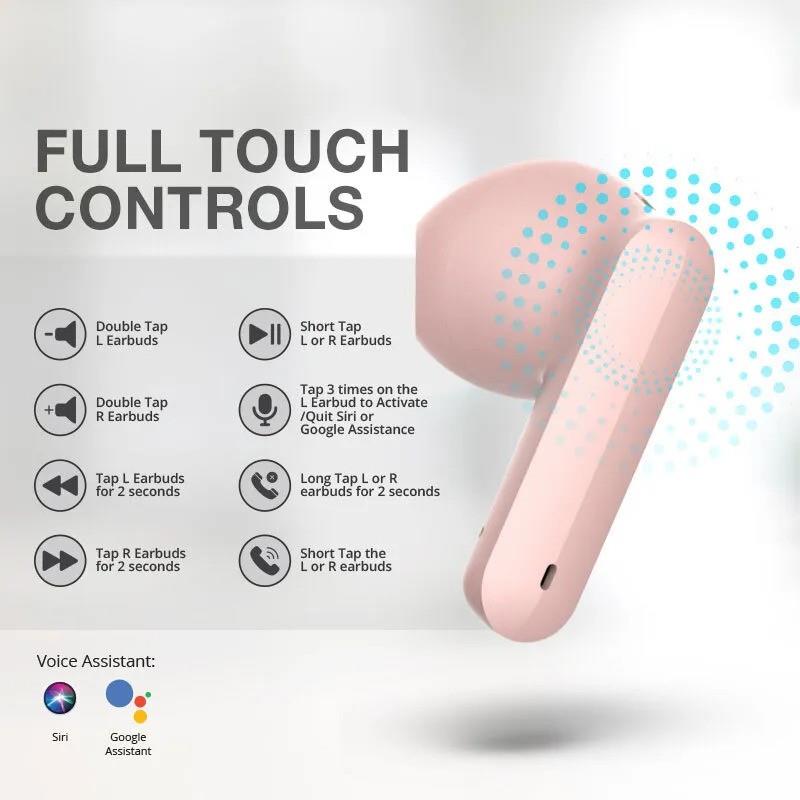 Hi Future Colourbuds 2 TWS V5.3 Pink Wireless Earbuds, Bluetooth 5.3, True Wireless Stereo – Keans Claremorris