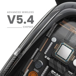 Hi Future Mate Pro 2 Open Ear Black headphones, lightweight and wireless, available at Keans Claremorris