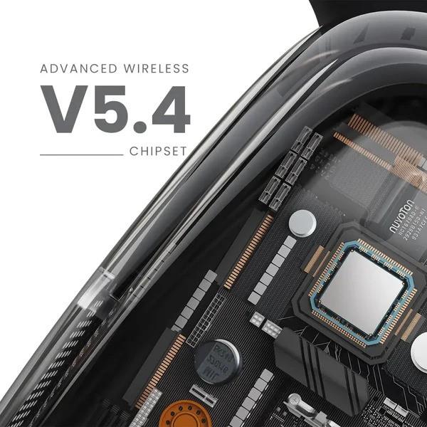 Hi Future Mate Pro 2 Open Ear Black headphones, lightweight and wireless, available at Keans Claremorris