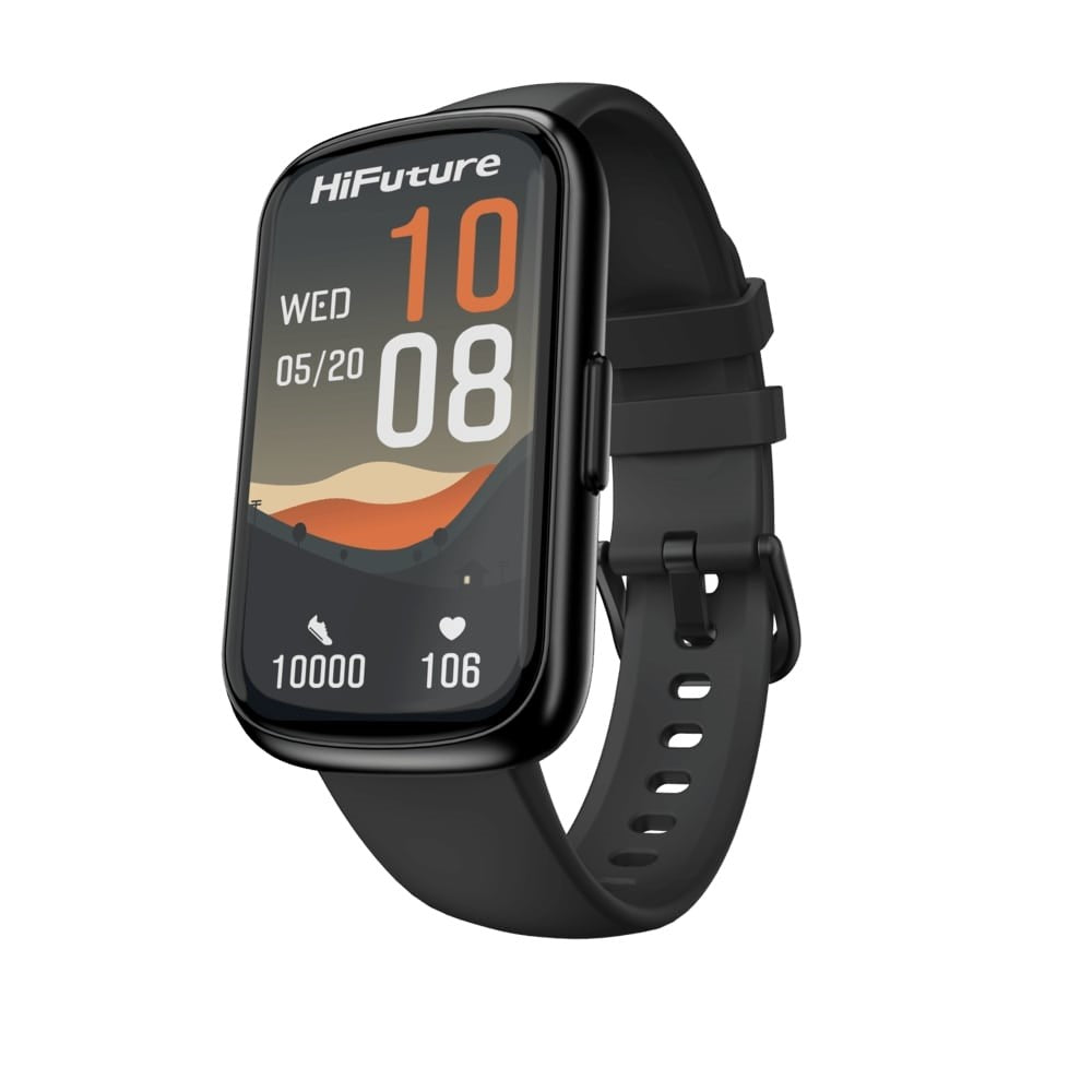 Hi Future Evo 1.47" Smart Watch in Black with IP68 waterproof, heart rate, SpO2, 7-day battery – Keans Claremorris