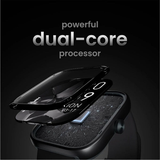 Hi-Future Lume Smart Watch 1.85" - Beige - Image 2