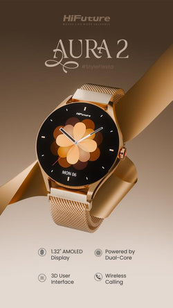 Hi-Future  AURA 2 Smart Watch 1.32'' Black