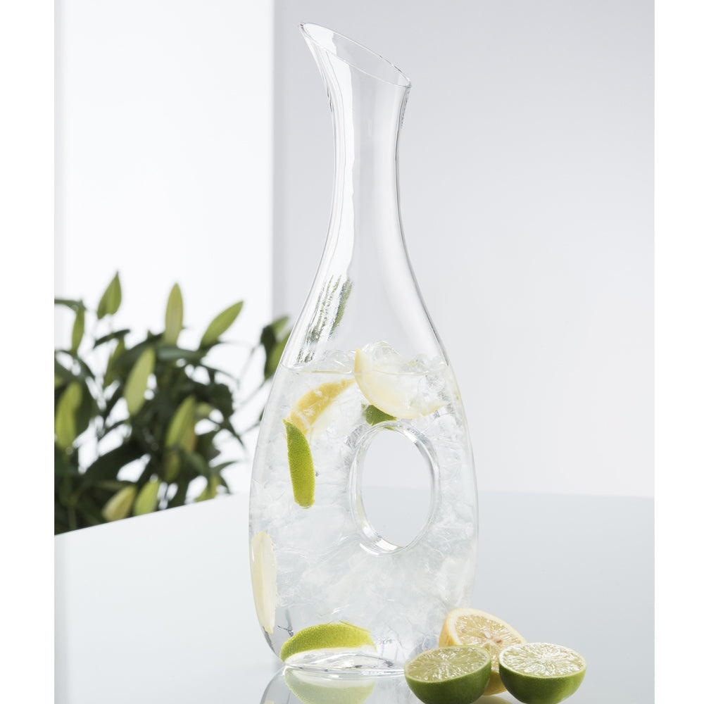 Galway Crystal Elegance Clarity Tall Carafe - clear, elegant design, perfect for serving drinks | Keans Claremorris