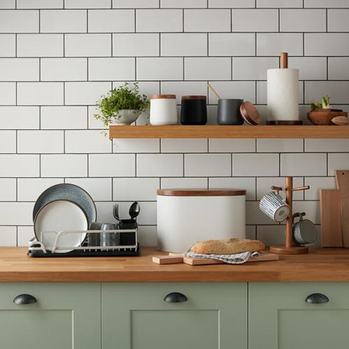 Denby Set of 3 Grey Storage Canisters for kitchen organization, available at Keans Claremorris.
