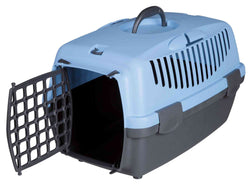 Blue Capri Pet Carrier Box 37x34x55cm by Keans Claremorris – Durable, Spacious, Easy Transport for Pets