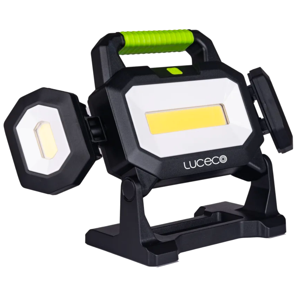 18V Battery LED Triple Head Worklight with Adaptors | LILWV250G65-01 Keans Claremorris