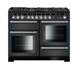 Rangemaster Encore Deluxe 110 Dual Fuel Range Cooker | Chrome Trim