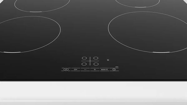 Bosch Series 4 60cm Black Induction Hob PUE611BB5E with touch controls, sleek design - Keans Claremorris