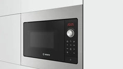 Bosch BFL523MS3B Serie 2 Built-In Microwave Oven, 5 Power Levels, Stainless Steel - Keans Claremorris