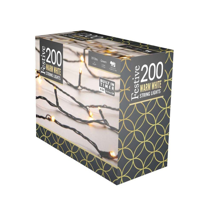 200 Multi-Function LED Sting Lights/ Multi-Coloured - Image 1