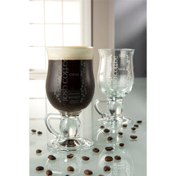 Galway Crystal Irish Coffee Pair set, elegant glassware for coffee, available at Keans Claremorris.