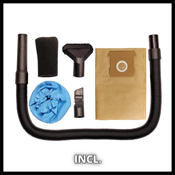 Einhell Power X-Change 18V Cordless 10L Wet & Dry Vacuum Cleaner, portable and versatile, available at Keans Claremorris.