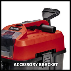 Einhell Power X-Change 18V Cordless 10L Wet & Dry Vacuum Cleaner, portable and powerful, available at Keans Claremorris.