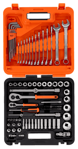 BAHCO 98 Piece Socket & Mechanics Set | S98MC1H