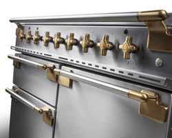 Rangemaster Elise Luxe 110cm Dual Fuel Antique Brass
