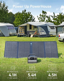 Anker 625 SOLIX 100W Foldable Solar Panel portable charger for outdoor use - available at Keans Claremorris