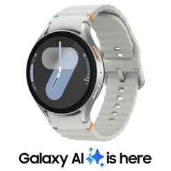 Samsung Galaxy Watch 7 44mm Silver SM-L310NZSAEUA smartwatch, sleek design, available at Keans Claremorris.