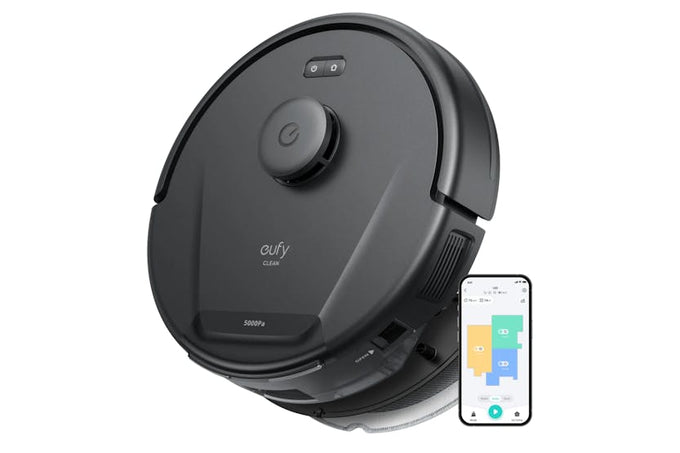 Eufy L60 Hybrid Robot Vacuum with 5,000 Pa suction, LiDAR navigation, mop function, Wi-Fi, Alexa compatible – Kean’s