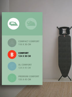 Brabantia Ironing Board B 124X38Cm Lilac Waves
