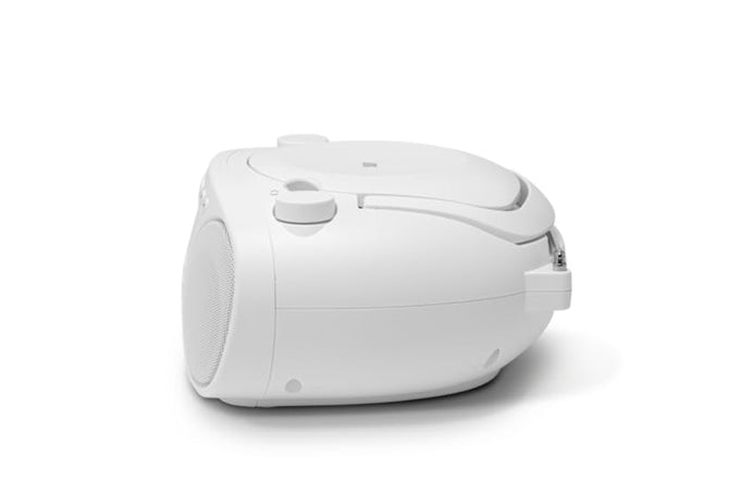 Roberts Zoombox FM radio with CD player in white – portable music system | Keans Claremorris