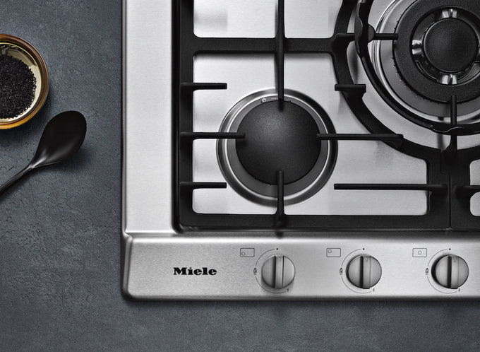 Miele KM 2032 Gas Hob 5 Burner Stainless Steel 75cm - Image 4
