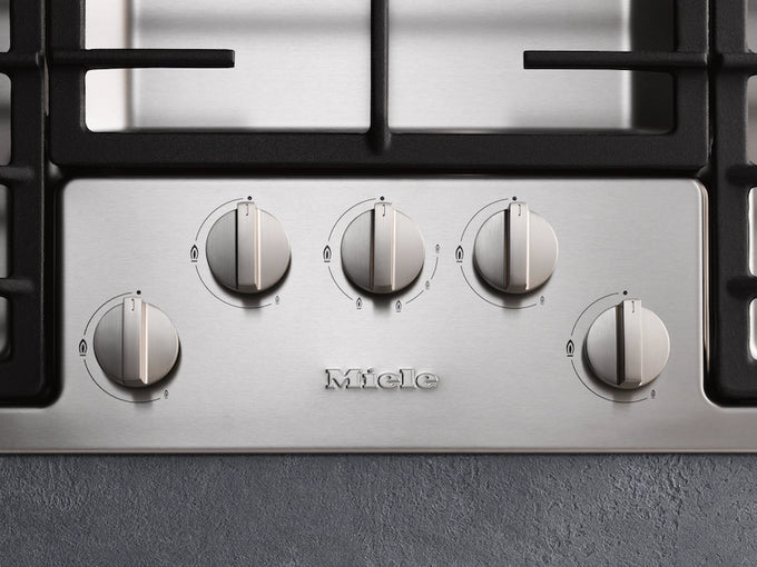 Miele KM 2354-1 888mm 5 Zone Gas Hob Dual Wok Burner - Image 2