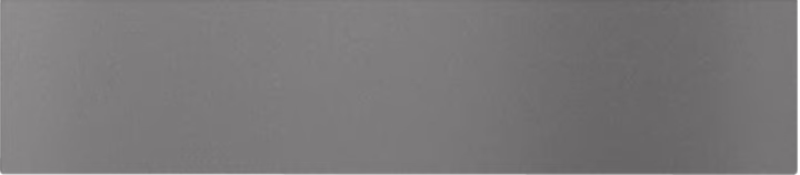 Miele ESW 7010 warming drawer front panel in graphite grey with smooth, minimalist design and subtle handle groove.