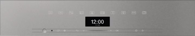 Miele DGM 7440 VitroLine 40L Steam Microwave Oven, Graphite Grey - Image 2