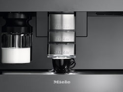 Miele Built-In Coffee Machine With Directwater Obsidian Black CVA 7845