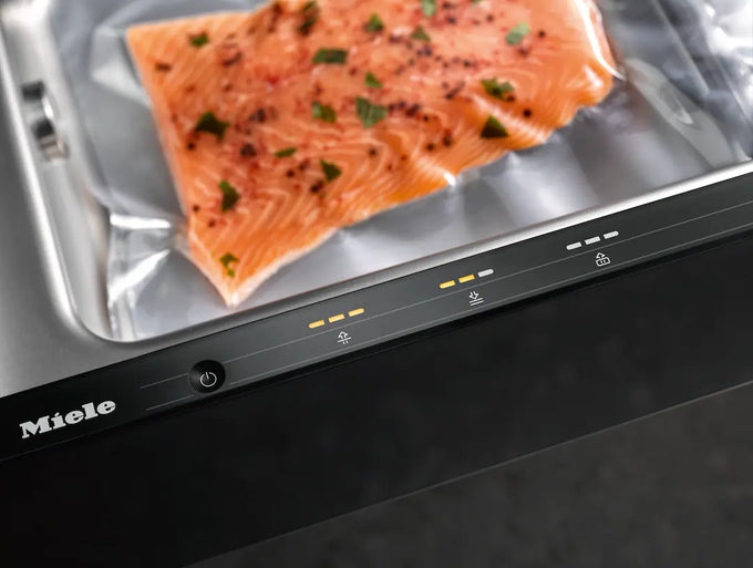 Miele EVS 7010 Vacuum Sealing Drawer 14cm, Obsidian Black - Image 6
