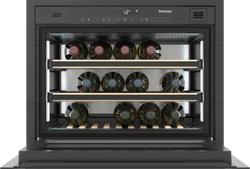 Miele KWT 7112 iG 45cm Wine Cooler 3 Bottle Racks, Pearl Beige