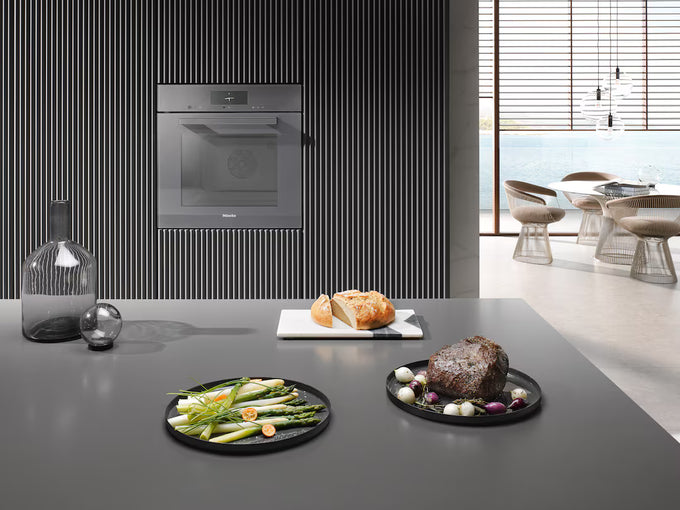 Miele DGC 7440 HC Pro VitroLine Steam Oven 48L, Graphite Grey - Image 8