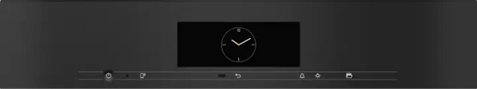 Miele H 7860 BPX ArtLine 76L Built-In Pyrolytic Oven, Obsidian Black Matt - Image 2