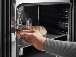 Miele H 7860 BPX ArtLine 76L Built-In Pyrolytic Oven, Pearl Beige