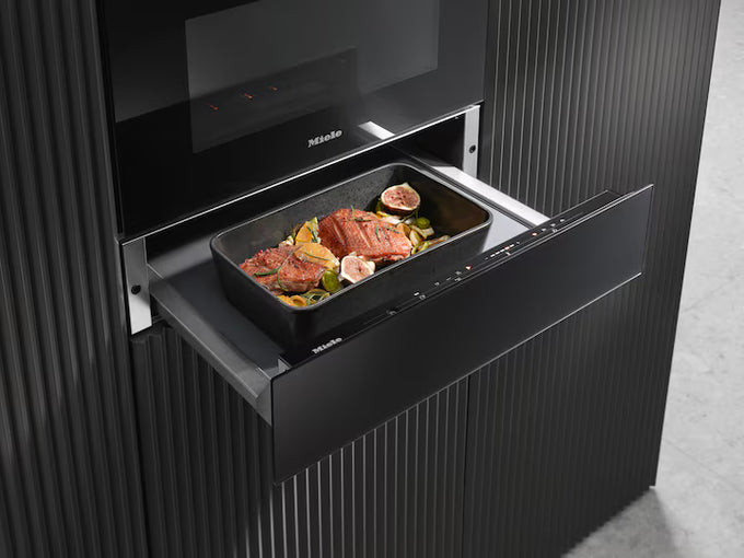 Miele ESW 7010 14cm Food & Crockery Warming Drawer, Obsidian Black - Image 2