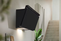 Miele DAH 4980 Sienna 90cm Wall-Mounted Hood, Obsidian Black Matt