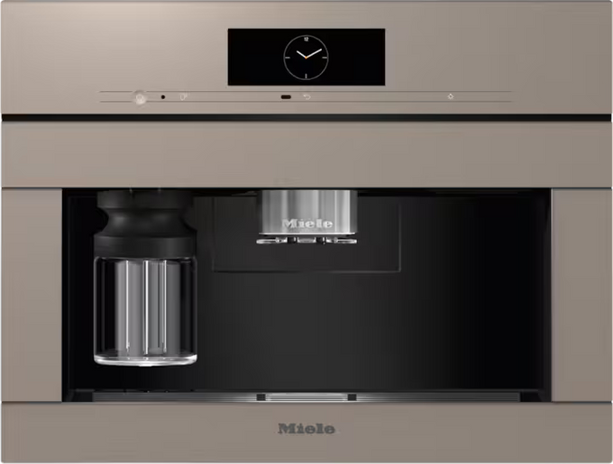 Miele Built-In Coffee Machine With Directwater Pearl Beige CVA 7845 - Image 1