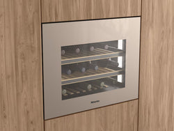 Miele KWT 7112 iG 45cm Wine Cooler 3 Bottle Racks, Pearl Beige