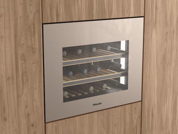 Miele KWT 7112 iG 45cm Wine Cooler 3 Bottle Racks, Pearl Beige - Image 8