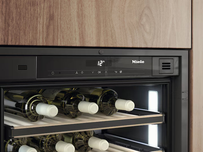 Miele KWT 7112 iG 45cm Wine Cooler 3 Bottle Racks, Pearl Beige - Image 3