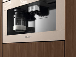 Miele Built-In Coffee Machine With Directwater Pearl Beige CVA 7845