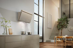Miele DAH 4980 Sienna 90cm Wall-Mounted Hood, Pearl Beige