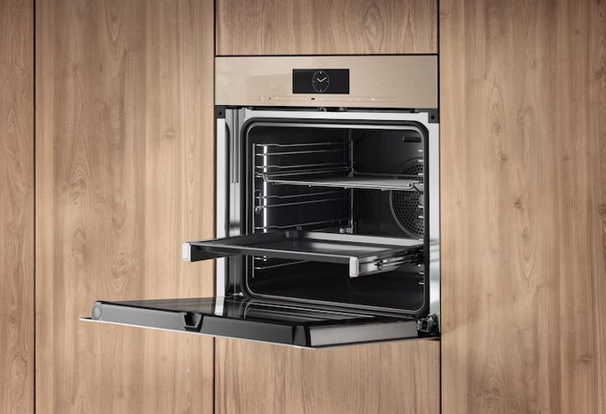 Miele H 7860 BPX ArtLine 76L Built-In Pyrolytic Oven, Pearl Beige - Image 3