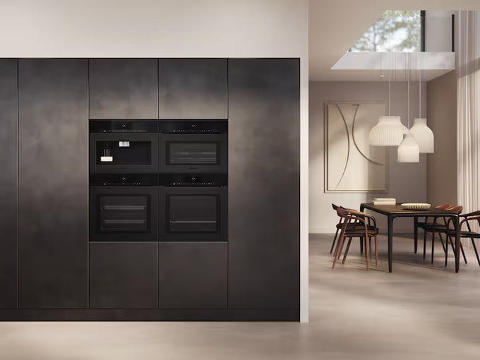 Miele H 7860 BPX ArtLine 76L Built-In Pyrolytic Oven, Obsidian Black Matt - Image 6