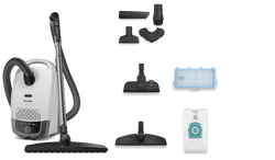 Miele Guard S1 Parquet XL Brilliant White Vacuum Cleaner – Powerful, Lightweight, Ideal for Hardwood Floors – Keans