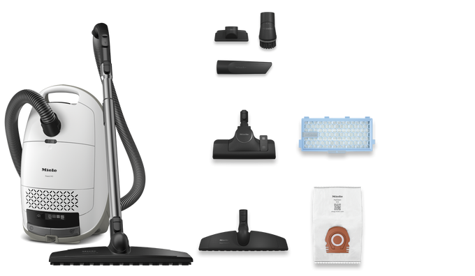 Miele Guard M1 Parquet XL Brilliant White Cylinder Vacuum Cleaner – Powerful Cleaning, Keans Claremorris